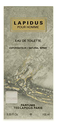 Ted Lapidus Aerosol Para Hombre Lapidus, 3.33 Onzas