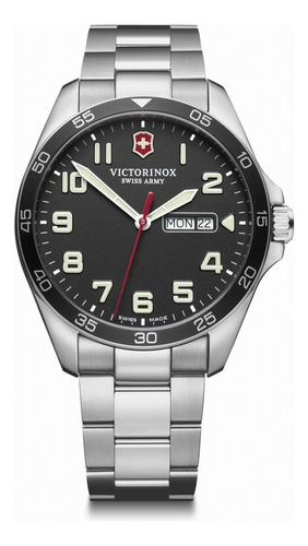 Reloj Victorinox Fieldforce 241849 Para Caballero Negro