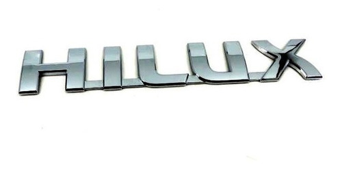 Emblema Letras Toyota Hilux Cromado Compuerta Puerta
