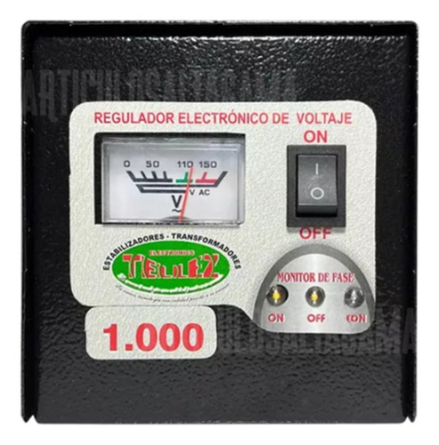 Regulador Electronico Voltaje 1000w 4 Salidas