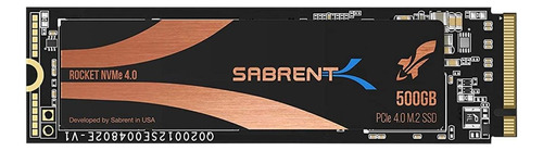 Disco sólido SSD interno Sabrent  SB-ROCKET-NVMe4 500GB