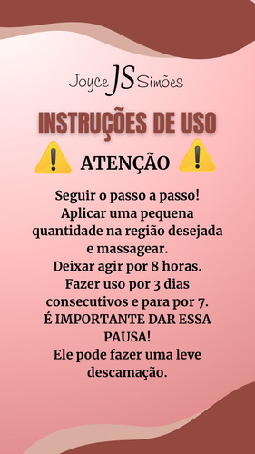 Creme Clareador Íntimo Joyce Simões - 30g Cuidado Corporal