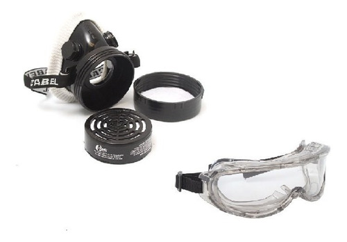 Kit Seguridad Googles Y Mascarilla Fc1 Carpintero Promo