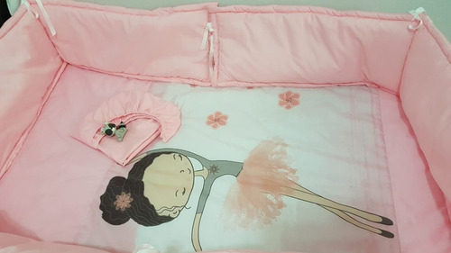 Chichoneras Completa Reversible Con Acolchado Y Sabana