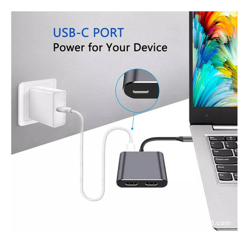 - El Adaptador Dual Usb A Hdmi Amplía Dos Monitores
