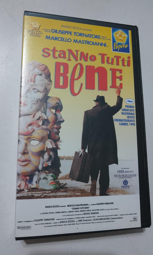 Stanno Tutti Bene Giuseppe Tornatore Vhs Original Italiano (Usado)