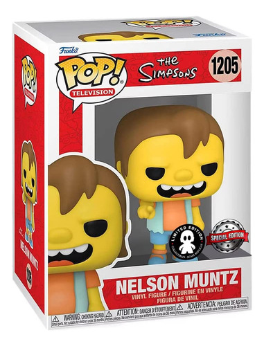 Funko The Simpsons Pop! Television Nelson Muntz - Figura De
