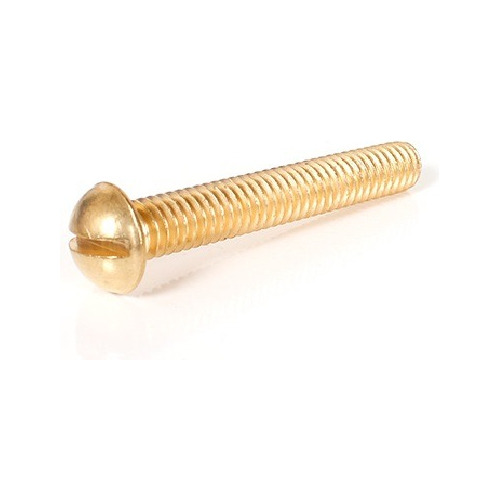 Tornillo De Bronce Cabeza Redonda 1/8x1/4 X20 U