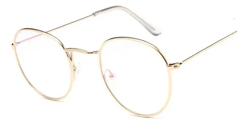 Lentes con armazon dorado hotsell