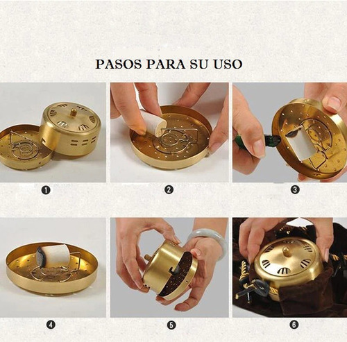 Cinturon Porta Moxa - Soporte Moxibustión - 6 Bolsillos