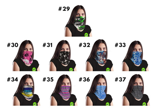 Buff (2 unidades) unissex, cor moderna azul