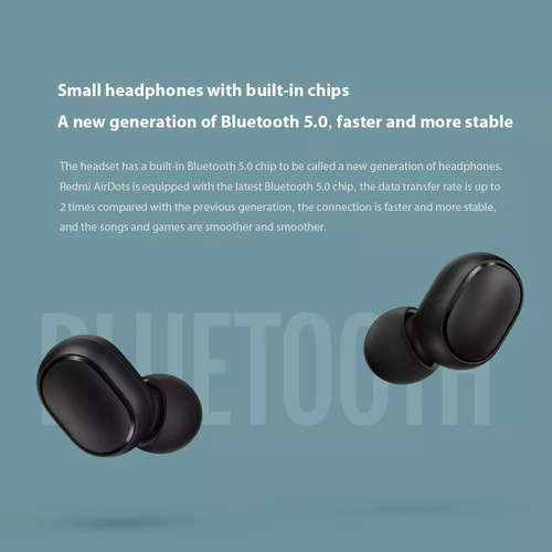 Redmi Air Dots Xiaomi Fone De Ouvido Bluetooth 5.0
