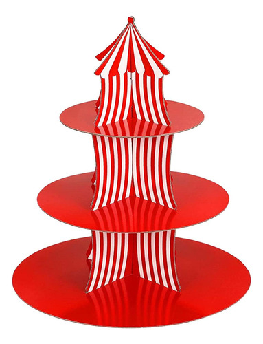 F, Bandeja For Exhibir Cupcakes Carnival Cupcake Stand