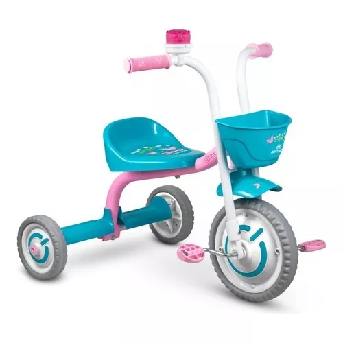 Motoca infantil feminina rosa chok