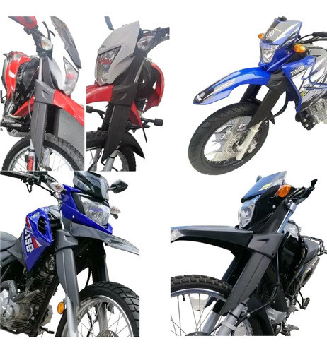 Protector Barras Delanteras Para Yamaha Xtz250 Rojo Mtc