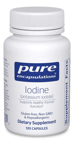 Yodo Pure Encapsulations 120 Cápsulas