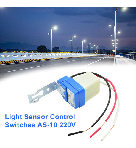 Sensor De Fotocélula Para Luces Exteriores Sensor De Luz Par