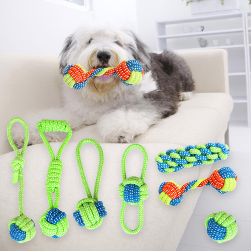 Cuerda De Juguete Para Perros, Juguetes De Cuerda Verde Rojo