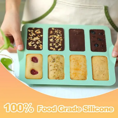 Molde Silicona Qeleg 2 Pcs Mini Chocolate Bar Antiadherente