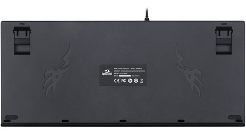 Imagen 8 de 8 de Teclado Gamer Redragon Dark Avenger K568 Qwerty Outemu Red