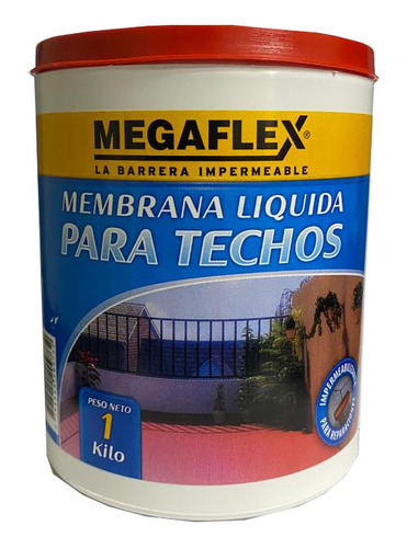 Membrana Megaflex Liquida Para Techo X 1kg