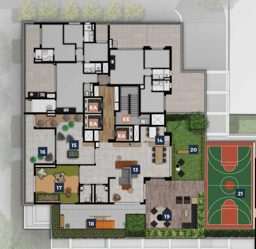 Imagem 25 de 29 de Apartamento Residencial Para Venda, Santo Amaro, São Paulo - Ap10363. - Ap10363-inc