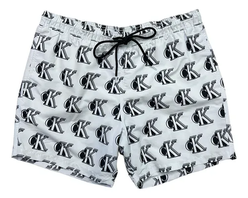 comprar Short De Baño Calvin Klein Monogram Para Hombre - Original