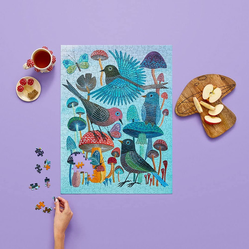 Rompecabezas Werkshoppe Mushroom Garden, 500 Piezas