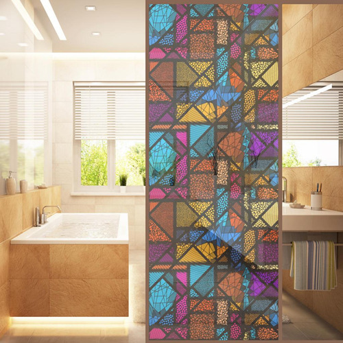 Película De Ventana 3d Electrostatica Para Ventanas Baño