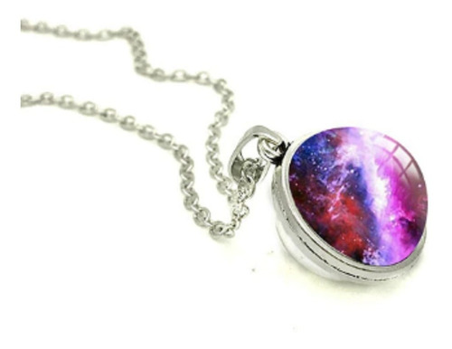 Collar Doble Cara Nebulosa 7 Esfera 18 Mm Astronomia