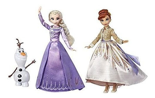 Set De Lujo De Muñecas Disney Frozen Elsa Anna Olaf Frozen 2