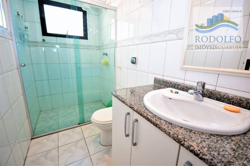 Imagem 14 de 22 de Frente Ao Mar!! Guarujá Astúrias, 4 Dts, 1 Suíte, 136 Mts Úteis, Varanda Gourmet, 2 Vagas, Lazer Com Piscina. - Ap0210
