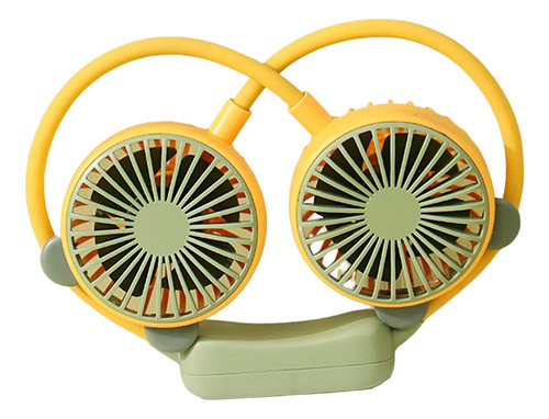 Ventiladores Para Colgar En El Cuello Ventilador De Amarillo