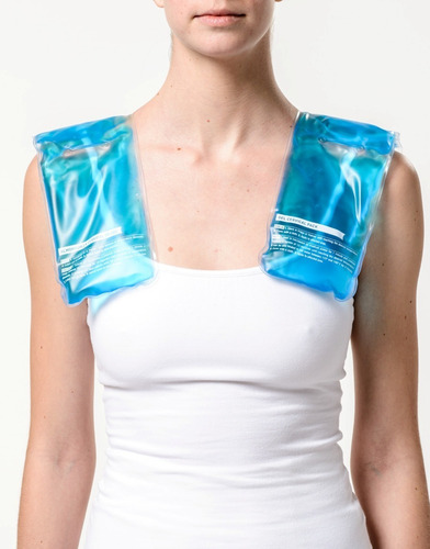 Imagen 2 de 10 de Almohadilla Cervical Gel Frío Calor Contractura Muscular