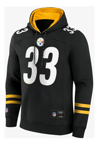 Sudadera Fanatics Jersey Hoodie Nfl Steelers