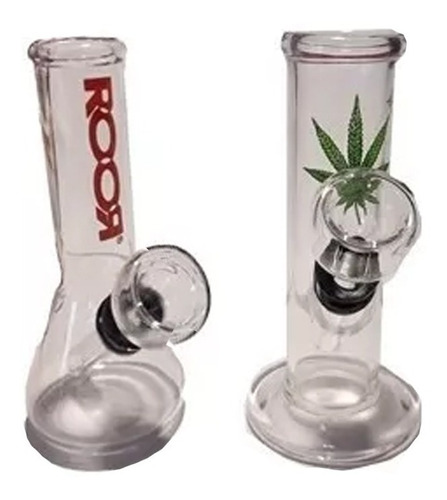 Bong Vidrio Colores Roor Mini 10cm / Pipa De Agua / 