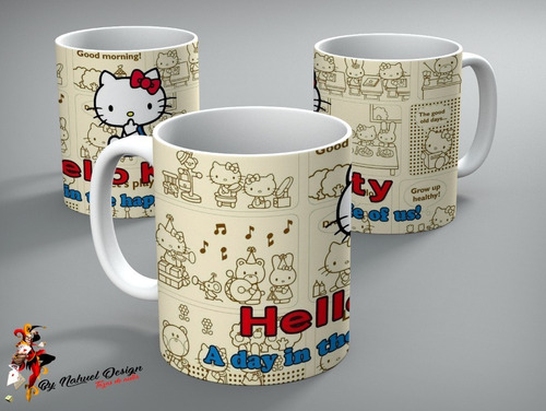 Taza De Ceramica Hello Kitty Good Morning