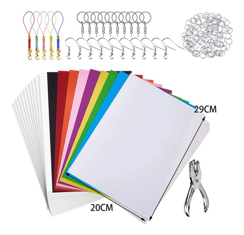 Folhas Termorretráteis Diy Artesanato Com Acessórios