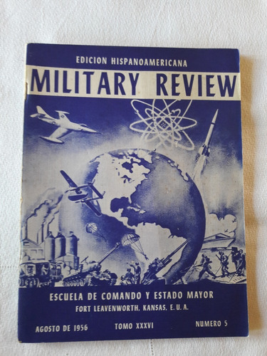 Military Review Nª 5 Tomo 36 Agosto 1956 Ed Hispanoamericana