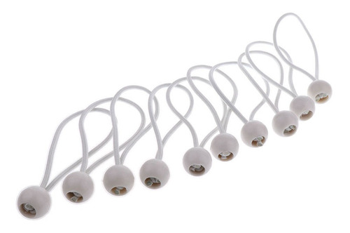 Correas Para Toldo Con Bola 2x10 16cm Cordón Elástico De