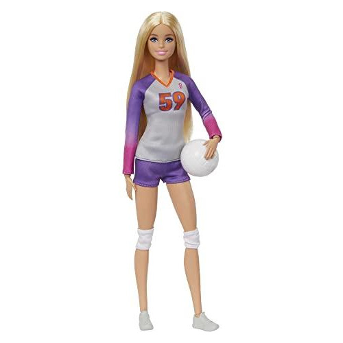 Muñeca Barbie Jugadora De Voleibol Profesional Con
