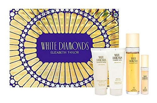 White Diamond Elizabeth Taylor Eau De Toilette Juego De Rega