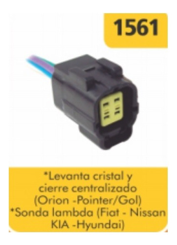 Ficha Oro 4 Vías Levanta Cristales Vw Gol Pointer Ford Orion