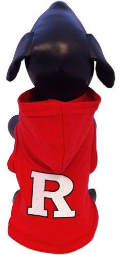 Ncaa Rutgers Scarlet Knights Camisa Para Perro Con Capucha Y