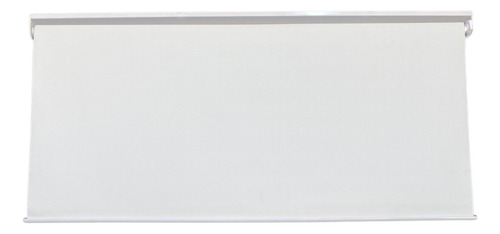 Persiana Rolo Blackout Robust Branca 160 (l) X 160 (a) Cm Cobre Totalmente A Luz C/ Kit Instalação