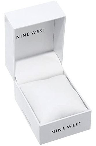 Nine West Reloj De Pulsera De Malla Con Esfera Sunray Para M