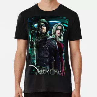 Remera Green Arrow & Overwatch Algodon Premium