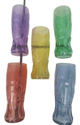 Vasos De Vidrio De Colección Color