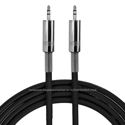 Cable Audio Mini Plug 3.5 A Mini Plug 3.5 Estereo Metal 1m