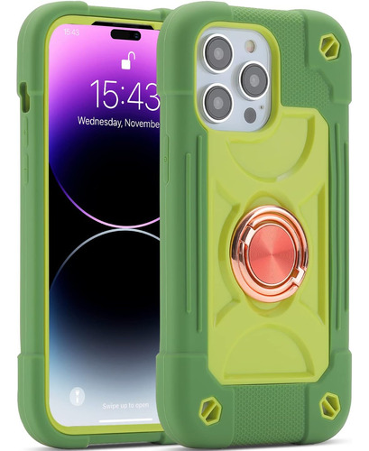 Funda Markill Para iPhone 14 Pro Max Kick Avocado